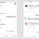 Listening via Google Assistant on Android (left) and iOS (right).